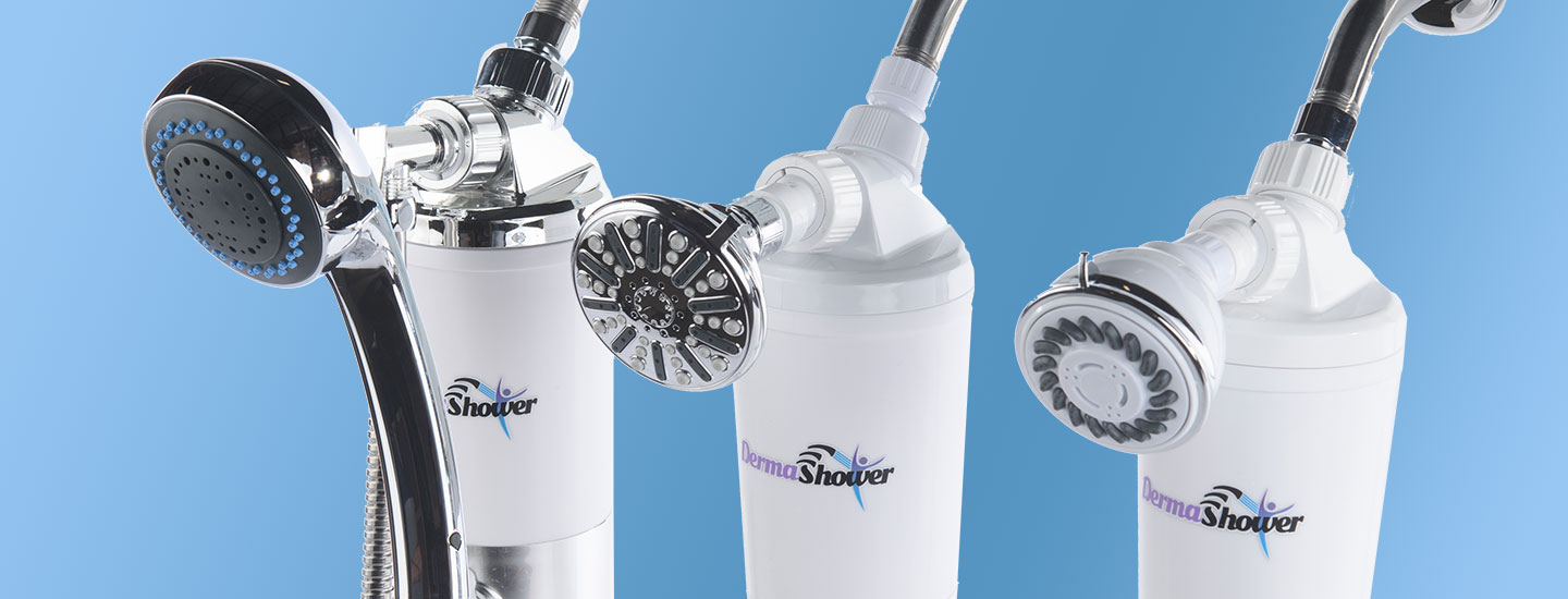 DermaShower Shower Head Lineup